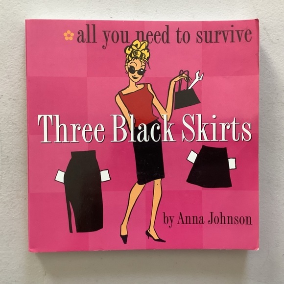 Vintage Other - Three Black Skirts by Anna Johnson Paperback Book